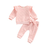 Valentine Pink Baby Tracksuit